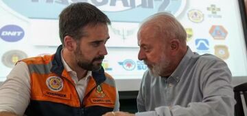 Lula recebe Eduardo Leite no Planalto após troca de farpas por tragédia climática no RS