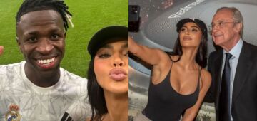 Kim Kardashian tieta presidente do Real Madrid e Vinicius Júnior