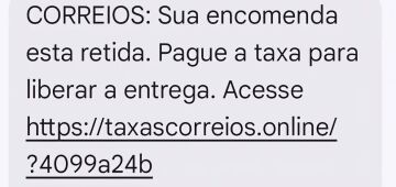 Correios alertam sobre golpe cobrando taxa para retirar encomenda