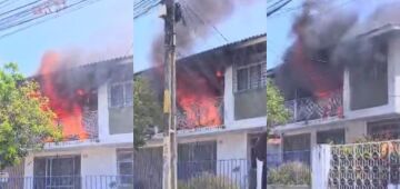 Incêndio em Olinda: fogo atinge residência em Bairro Novo, nesta segunda-feira (26)