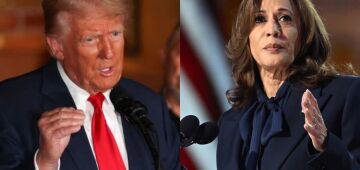 Trump e Kamala "dividem" palco em Carolina do Norte e Wisconsin nesta quarta-feira (30)