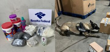 Recife: drogas avaliadas em R$ 150 mil são encontradas por agente canina em encomendas nos Correios