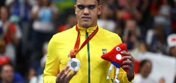 Jogos Paralímpicos: Wendell Belarmino conquista medalha de prata nos 50m livre da natação