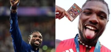 Antes do Ouro nos 100m rasos, Noah Lyles viralizou exibindo carta de Yu-Gi-Oh!; entenda o jogo