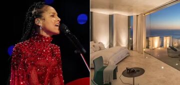 Vista para o mar, seis suítes e oito banheiros: veja a mansão de Alicia Keys