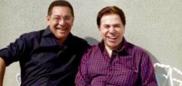 Silvio Santos recebe homenagem de Jassa, cabeleireiro do apresentador por 40 anos