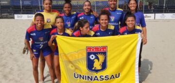 Pernambuco estreia com goleada no beach soccer dos JUBs Praia, no Rio de Janeiro