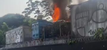 Canecão, na Zona Sul do Rio, é atingido por incêndio