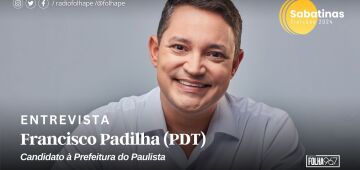 Assista ao vivo à sabatina com o candidato à Prefeitura de Paulista Francisco Padilha (PDT)