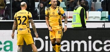 Inter de Milão vence Udinese no Italiano com dois gols de Lautaro Martínez