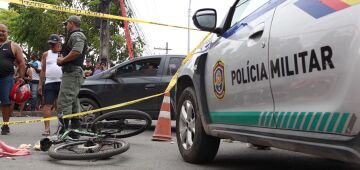 Colisão entre ônibus e bicicleta deixa homem morto, em Beberibe, Zona Norte do Recife