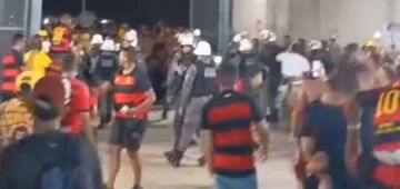 Sport pede apuração à Polícia Militar por confusão com torcedores após jogo contra CRB