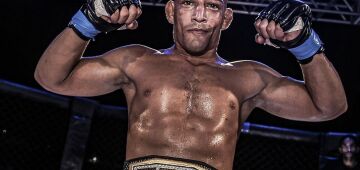 Pernambucano Gustavo Negromonte, do EDS Squad, luta no Jungle Fight em São Paulo