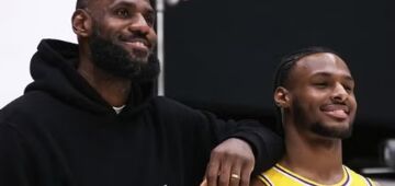 'Perdi o foco em alguns momentos', diz LeBron ao dividir quadra em treinamento do Lakers com o filho