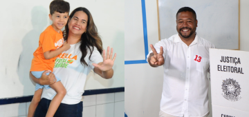 Saiba onde Mirella e Vinicius acompanharão a apuração do segundo turno