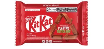 Nestlé anuncia KitKat com embalagem de plástico reciclado