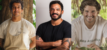 Chefs em Noronha: Dário Costa convida Thiago Castanho e Hervé Witmeur para banquete