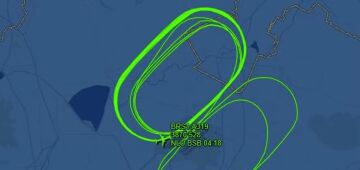 Imagem de radar mostra avião de Lula voando em círculos após problemas técnicos