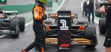 Lando Norris domina pista molhada de Interlagos e conquista pole do GP do Brasil de F1