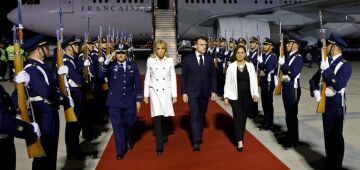 Macron chega ao Chile, última parada de sua viagem pela América Latina