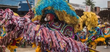 Maracatu rural de Nazaré da Mata se apresenta no Paço do Frevo, no Réveillon do Recife

