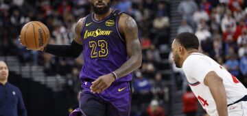 NBA: LeBron James marca 'double-double', mas Lakers perdem dos Clippers 