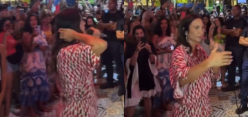 Ivete aparece de surpresa em bar de Salvador e canta de Reginaldo Rossi a Ben Jor; veja vídeo