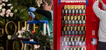 Globo de Ouro 2025: máquinas de champagne e flores frescas; veja os preparativos da premiação