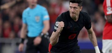 Lewandowski iguala recorde de Cristiano Ronaldo na Champions League