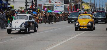 Polícia Militar promove exposição de carros para celebrar Dia Nacional do Fusca