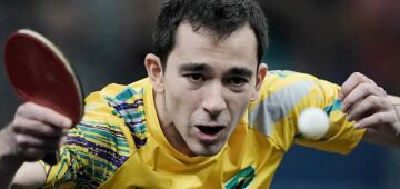 Hugo Calderano bate chinês e disputa final inédita na Copa do Mundo de tênis de mesa