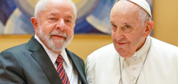 Lula elogia a "coragem e empatia" do papa Francisco às mudanças climáticas
