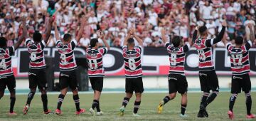 Com facilidade, Santa Cruz goleia Horizonte-CE e segue 100% na Série D; veja os gols 