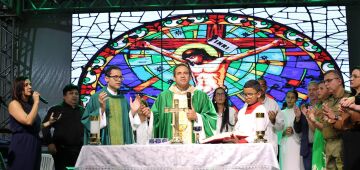 Padre Arlindo celebra 50 anos e mais um Dia da Solidariedade com missa