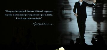 Terra natal de Giorgio Armani celebra funeral do estilista de maneira íntima