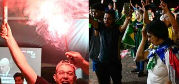 De choro e vigília a samba e clima de estádio: veja como repercutiu a condenação de Bolsonaro