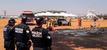 Preso por incendiar banheiros químicos vive em situação de rua, diz PM