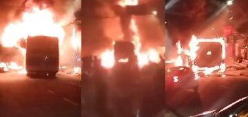 Recife: ônibus é incendiado durante protesto em Nova Descoberta e linhas são suspensas no local