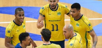 Seleção masculina de vôlei sofre para vencer a China na estreia do Campeonato Mundial