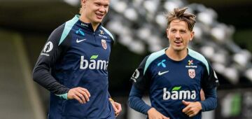 Haaland sofre acidente em ônibus que transportava elenco da Noruega e leva três pontos na boca