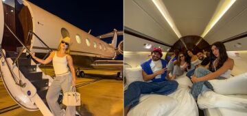 R$ 28 milhões e "quarto das princesas": conheça o jato que levou Virginia e amigos à "eurotrip"