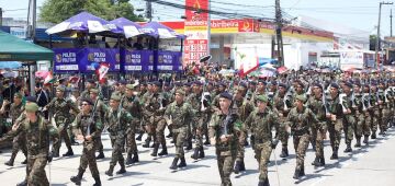 Desfile cívico-militar de 7 de Setembro no Recife comemora 203 anos da Independência do Brasil