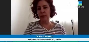 Presa, Carla Zambelli participa por videochamada e faz perguntas a hacker em sessão da Câmara