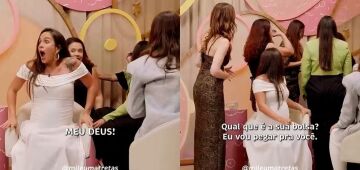 Grávida entra em trabalho de parto durante gravação de videocast sobre maternidade