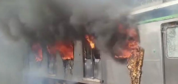 Metrô do Recife: técnicos reconstroem rede aérea que foi destruída por incêndio