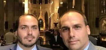 Eduardo ironiza "união da direita" e Carlos cobra aliados que prometem perdão a Bolsonaro