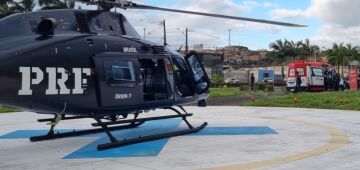 Homem é socorrido de helicóptero de Vitória de Santo Antão até o Recife após sofrer AVC hemorrágico