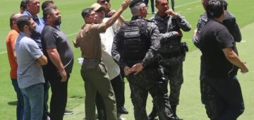 Sport visita Arena de Pernambuco para operação de jogo contra o Flamengo
