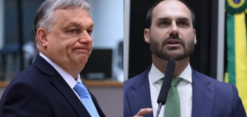 Viktor Orbán se reúne com Eduardo Bolsonaro nos EUA e critica "caças às bruxas políticas" no Brasil