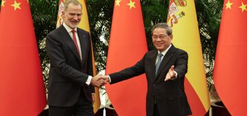 Rei da Espanha e presidente da China defendem "desenvolvimento global aberto"